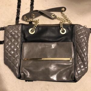Steve Madden grey/black purse
